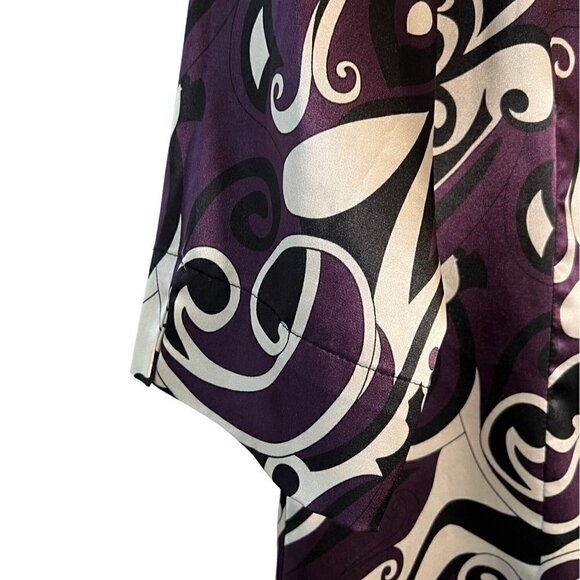 WORTHINGTON Stretch Women's Size Medium Swirl Pattern Dress - Picture 7 of 9
